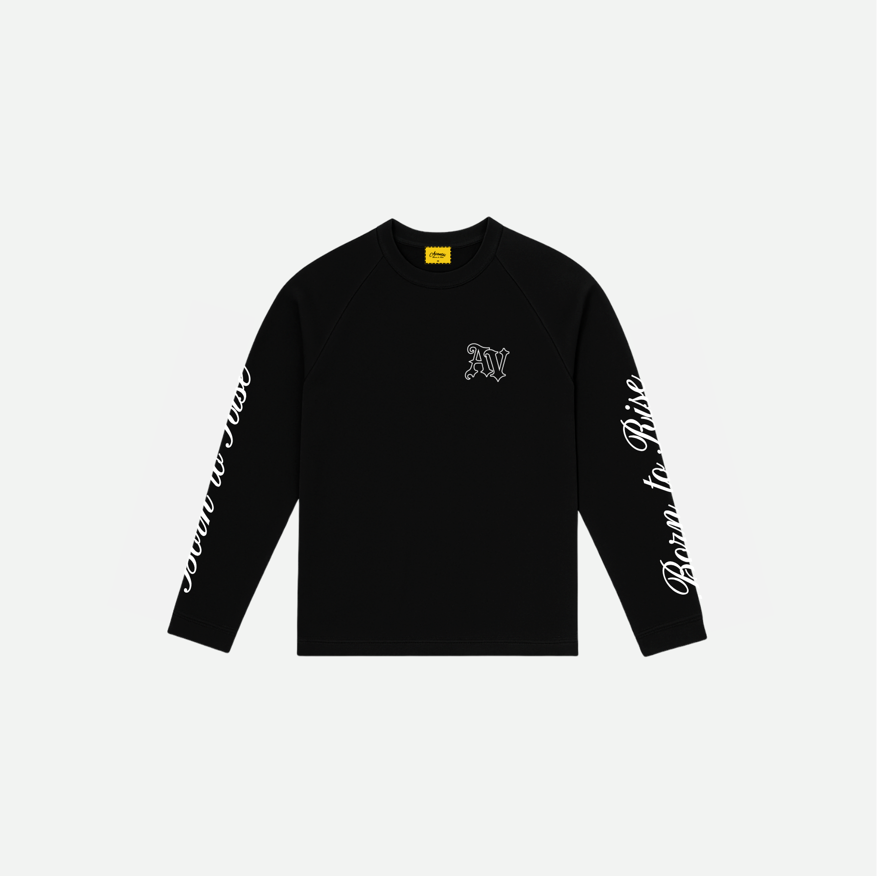 Avantii Longsleeve Tee - Pure Black