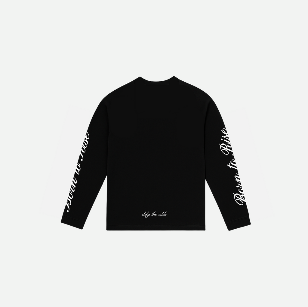 Avantii Longsleeve Tee - Pure Black